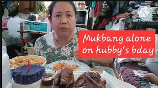 Ep286 Mukbang alone on hubby's bday👌❤️