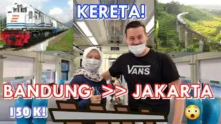 KERETA API INDONESIA! 1ST TIME TRAVELLING BY TRAIN IN 🇮🇩  🚉