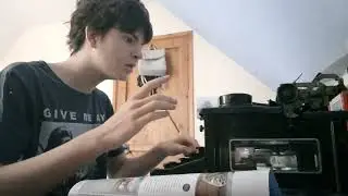 typing on a royal 10 typewriter