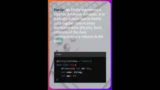 What are the major components in Room Database?