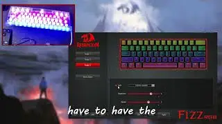 Redragon K617 Transparent Keyboard Backlights & macros Setting Tutorial