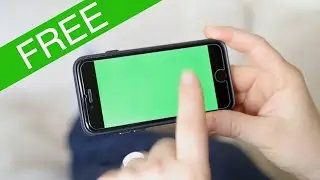 100% Free stock footage clip of green screen inside phone with finger touch screen gestures