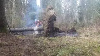 Расчищаем лесную дорогу