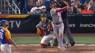 Trea Turner Hits Clutch GRAND SLAM Against Venezeula!