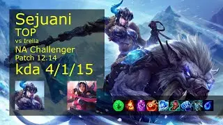 Rank 1 NA Sejuani Top: Sejuani vs Irelia