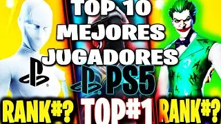TOP|10 MEJORES JUGADORES COMPETITIVOS DE PS5 EN FORTNITE🎮😎