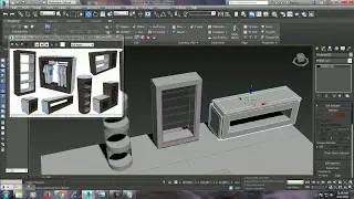 Tutorial on Modeling an interior furniture in 3dsmax.