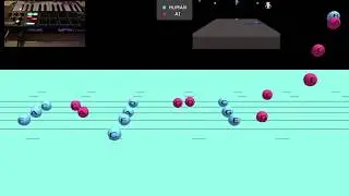 AI Duet 3D - Tensorflow.js | Drum machine spinner + sheet music learning animation (release 0.3)