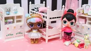 Opposites Club Morning Routine ! Toys and Dolls Fun for Kids | Sniffycat