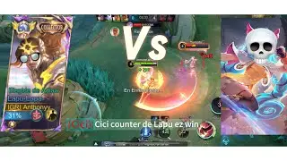 LAPU LAPU TOP GLOBAL GAMEPLAY SOLO RANK VS CICI MLBB EXP LANE