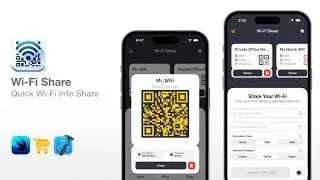 Wi-Fi Share - Easily Share Wi-Fi Passwords with QR Codes | SwiftUI Source Code
