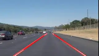Lane Detection - straight road
