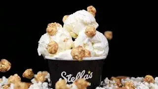 Stella's Ice Cream - Caramel Popcorn - January 2023