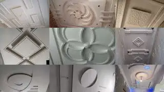 ديكورات الجبس سامبل اروع التصاميم ديكورات جبس رومي اسقف صالونات غرف النوم و كولوارات مداخل