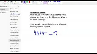 HESI A2 Exam: Linear and Rotational Velocity