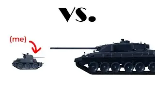 Can I SURVIVE TIER 10 with the DEFAULT TANK? (Roblox cursed tank simulator)