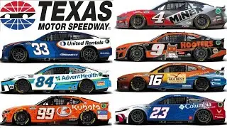 2024 PAINT SCHEME PREVIEW FOR THE NASCAR CUP SERIES AUTOTRADER ECHOPARK AUTOMOTIVE 400 AT TEXAS