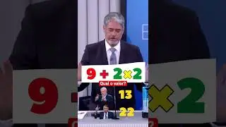 13 ou 22? | 9 + 2 X 2 🚨  Expressão Numérica #shorts
