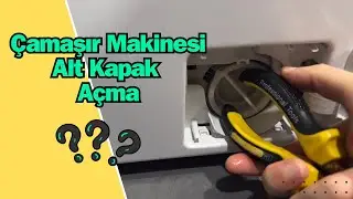 çamaşır makinesinin alt kapağı açılmıyor! Çamaşır makinesi alt kapak nasıl açılır?