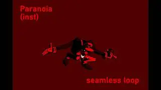 Paranoia instrumental extended 1 hour FNF Mario's Madness V2 (Pillar Chase 2 Mr Virtual chase theme)