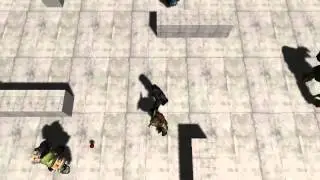 Unity4 Mecanim Animator PathFinder PC NPC Test