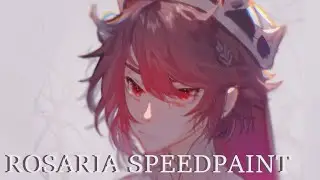 Rosaria | Genshin Impact Fan Illustration Speedpaint