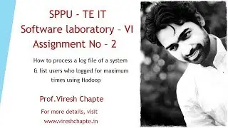 How to process a log file of a system & list users who logged for maximum times using Hadoop| VIRESH