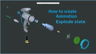 Creo 7: How to create animation - Explode State | Creo Tutorial
