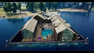 ARK Survival Evolved Ocean Platform Modern House