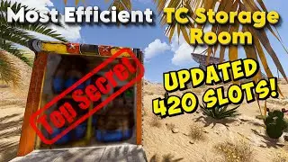 Most Efficient TC Storage Room with the Jungle Pack in Rust 