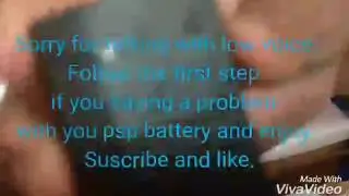 How to fix psp battery damage
