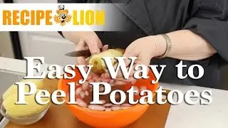 Easy Way to Peel Potatoes