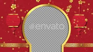 Chinese New Year Frame 02 4k | Motion Graphics - Envato elements