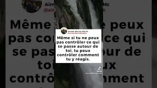 Tu peux contrôler comment réagir #shortvideo #motivation #meditation #gratitudemindset #pourtoi