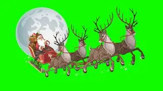 NO COPYRIGHT Green Screen - CHRISTMAS REINDEER