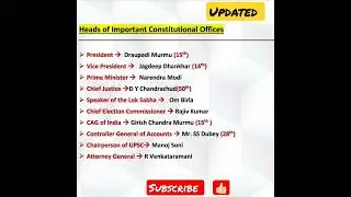 All Important APPOINTMENTS