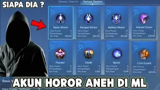 THE WEIRDEST HORROR ACCOUNT IN MOBILE LEGENDS, ONE SQUAD IS ALL WEIRD, DON'T PLAY ML AT 3 AM