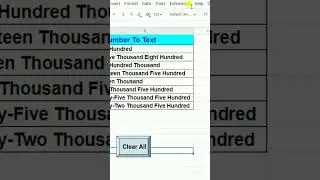 Clear All Button In Google sheets #excel #googlesheets #shorts #ytshort #viralshorts