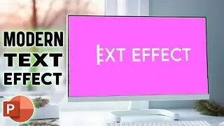 Beautiful Text animation Effect in PowerPoint | Stunning Text Animation