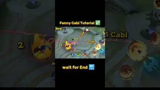 Fanny Cable Trick Tutorial mobile legends 