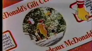 McDonald's - Holiday gift certificate commercial (1990)