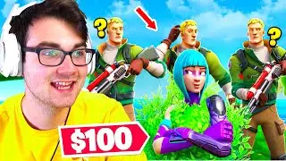 I Got 1000 Players to FIND ME for $100 in Fortnite! (Kill Me = Money)