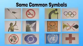 Some Common Symbols | Learn Common Signs And Symbols Names In English