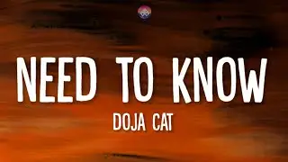 | Doja cat - Need to know [Lyrics video]🎶🎶🎶