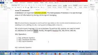 Database Bangla Tutorial-01 ( Introduction Part )