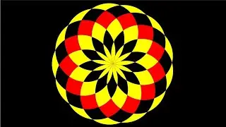 Circle flower design in coreldraw ||| Coreldraw Tutorial