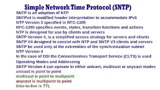 Simple Network Time Protocol (SNTP) Version 4