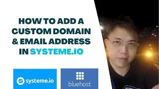 How to add a custom domain and email address in systeme io - step by step training