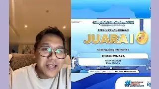 Reaction Kak Iman bangga thesen AOC raih gold medal OSN 2025 | 11 Okt 2025, 