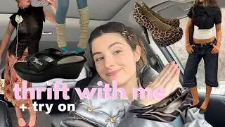 THRIFT MY SPRING 2026 PINTEREST BOARD WITH ME | what i pinned vs what i thrifted + try on haul